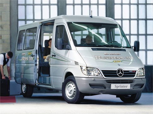 Cho thuê xe theo tháng 16 chỗ Mercedes Sprinter